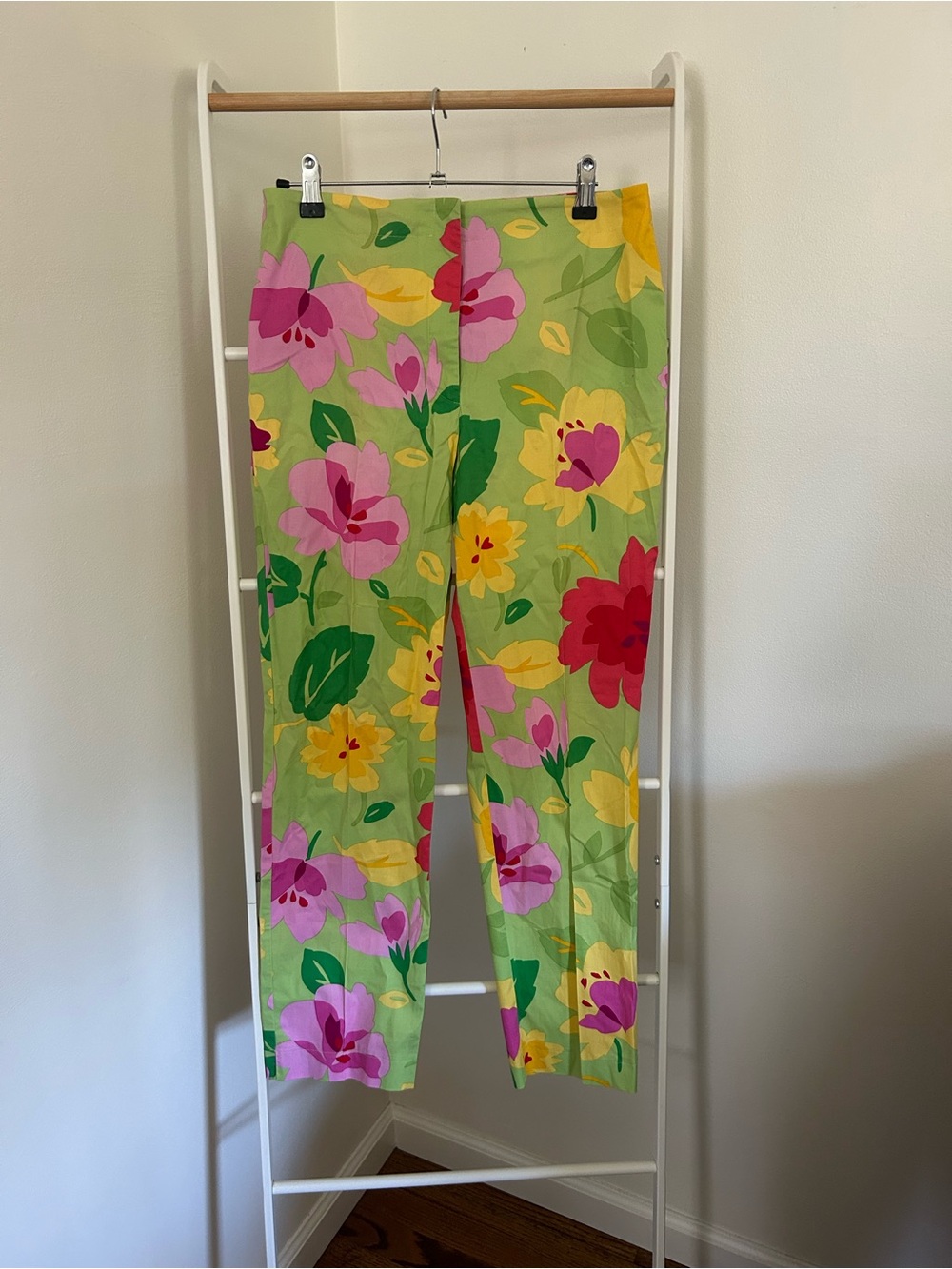 Stanley Blacker multicoloured floral trousers